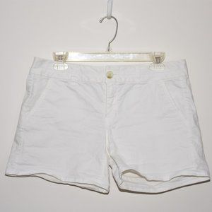 American Eagle White Midi Short